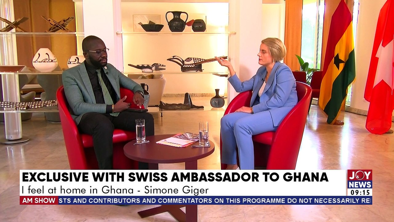 Exclusive With Swiss Ambassador to Ghana, Simone Giger: "I Feel At home in Ghana" - JoyNews