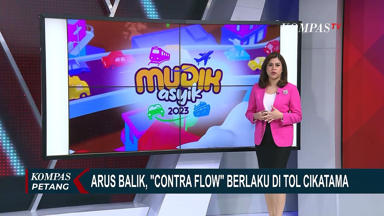 Pantauan Arus Balik Mudik: Tol Cikatama Ramai Lancar | 24 April 2023