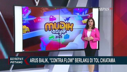 Pantauan Arus Balik Mudik: Tol Cikatama Ramai Lancar | 24 April 2023