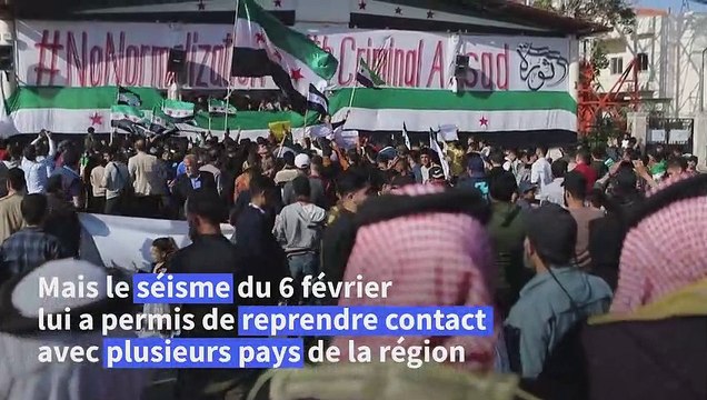 Syrie: manifestation contre la normalisation avec le régime d'Assad