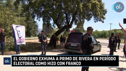 El Gobierno exhuma a Primo de Rivera en período electoral como hizo con Franco