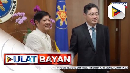 Mga hindi pagkakaunawaan sa isyu ng Taiwan independence, naplantsa na sa pulong nina PBBM, Chinse Foreign Minister Qin Gang