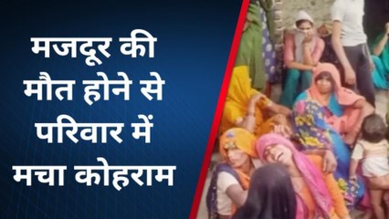 संभल: पेड़ काट रहे मजदूर के ऊपर पेड़ गिरने से हुई मौत,परिवार में कोहराम