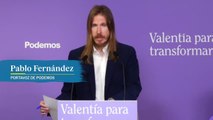 Pablo Fernández, Podemos: 