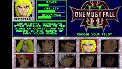 (PC) One Must Fall 2097 - 01 - Christian - Jaguar