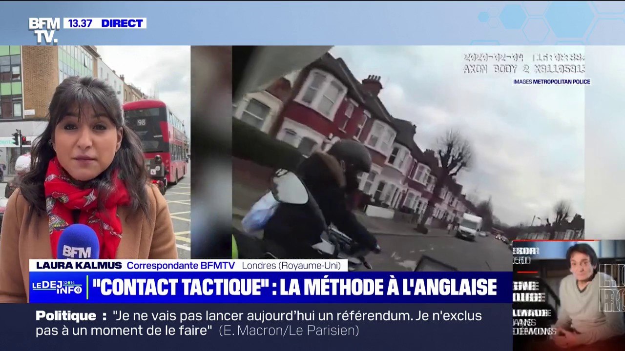 En quoi consiste le "contact tactique" pratiqué par les policiers anglais?
