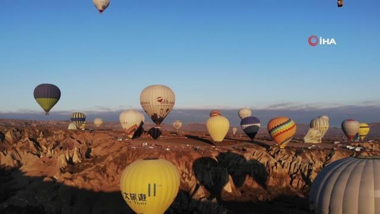 Kapadokya 3 günde 73 bin ziyaretçi ağırladı