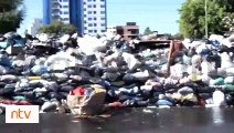 Octavo día de bloqueo a K'ara K'ara: Más de 3 mil toneladas de basura inundan las calles