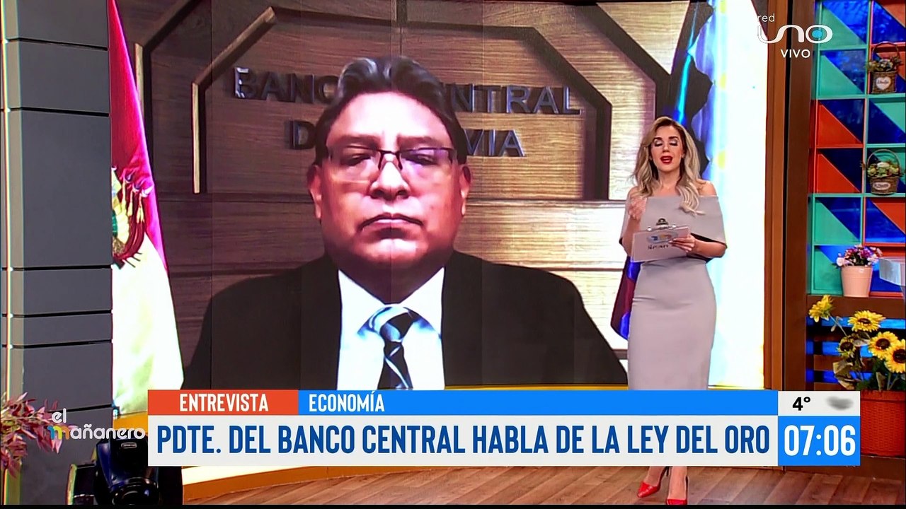 "Ley del Oro garantizará la estabilidad económica del país a largo plazo", asegura Edwin Rojas, Pdte. del Banco Central de Bolivia