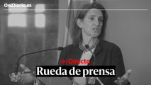 La vicepresidenta Teresa Ribera comparece ante los medios