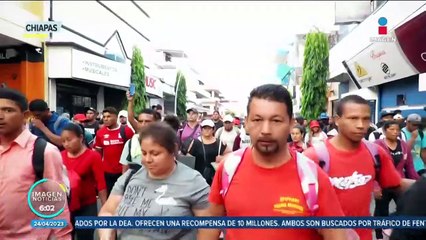 Migrantes inician caravana hacia la CDMX; pretenden llegar a la Basílica de Guadalupe