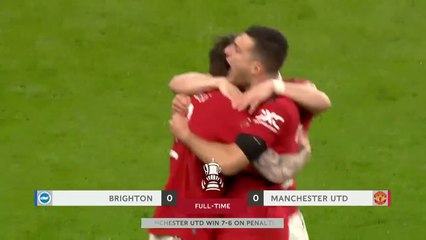 Highlights Brighton 0 (6) vs 0 (7) Manchester United _Emirates FA Cup 2023