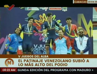 El patinaje venezolano se subió a lo más alto del podio en los V Juegos del Alba 2023