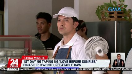1st day ng taping ng "Love Before Sunrise," pinasilip; Kwento, relatable daw | 24 Oras