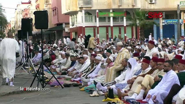 إقبال كبير على صلاة عيد الفطر في مصلى _ابراهيم الخليل_ بحي العيايدة بمدينة سلا