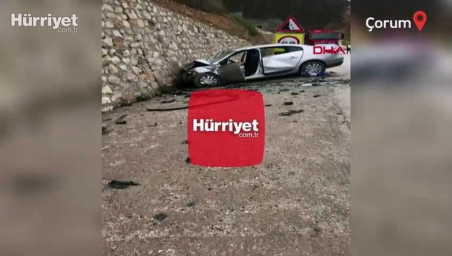 Çorum'da feci kaza: Ölü ve yaralılar var