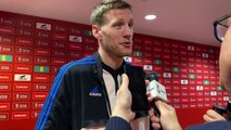 Watch Wout Weghorst explain why he kissed ball before Solly March's missed penalty - 'I felt sorry'