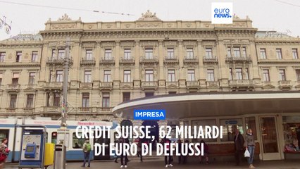 Credit Suisse, crisi senza fine: perduti 62 miliardi di asset nel trimestre