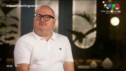 Rodolfo de Masterchef Argentina 2023 no recibió una buena devolución