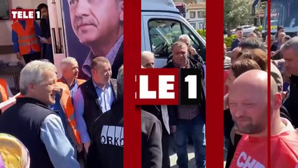 Kaftancıoğlu AKP standını ziyaret etti! "Sahada nezaket var"