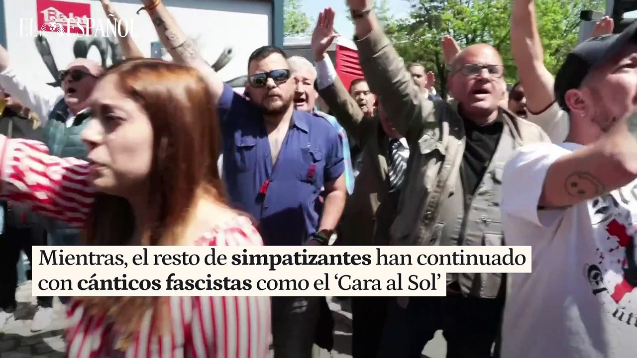 Tensión tras la exhumación: varios falangistas detenidos tras los enfrentamientos con la Policía