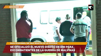 Se oficializó el nuevo diseño de DNI para Excombatientes de la Guerra de Malvinas