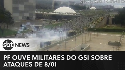 Militares do GSI prestam depoimento à PF sobre 8/01