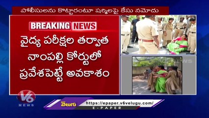 Police Moved YS Sharmila To Gandhi Hospital For Medical Tests | V6 News