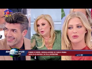 Uomini e donne, segnalazione su Carlo prima  scelta di Nicole: 'Si va a divertire'