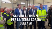 Salvini a Firenze per la terza corsia della A1