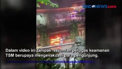Video Amatir Rekam Suasana di Dalam Mall saat Trans Studio Makassar Terbakar