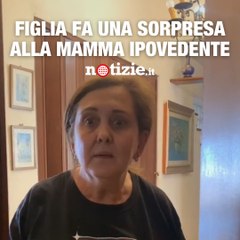 “Non mi riconosci? Sono tua figlia, Fabiola”: la commovente sorpresa alla madre ipovedente