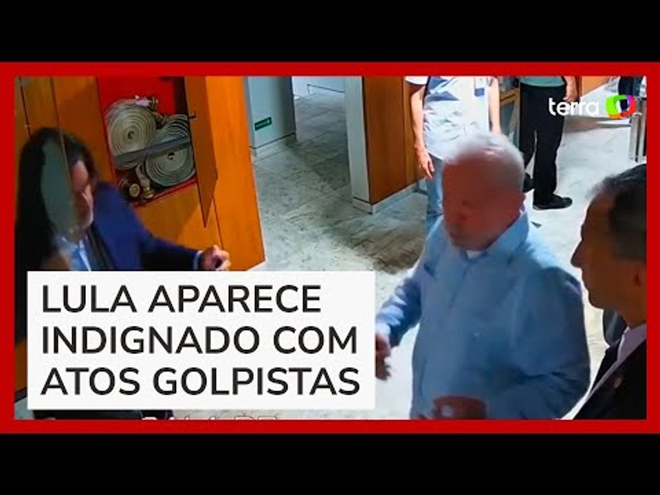 Imagens mostram Lula irritado no Palácio do Planalto após invasão em 8 de janeiro
