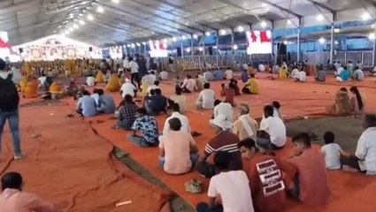 सागर: बागेश्वर धाम कथा आयोजन समिति के दावों की निकली हवा,देखें Video