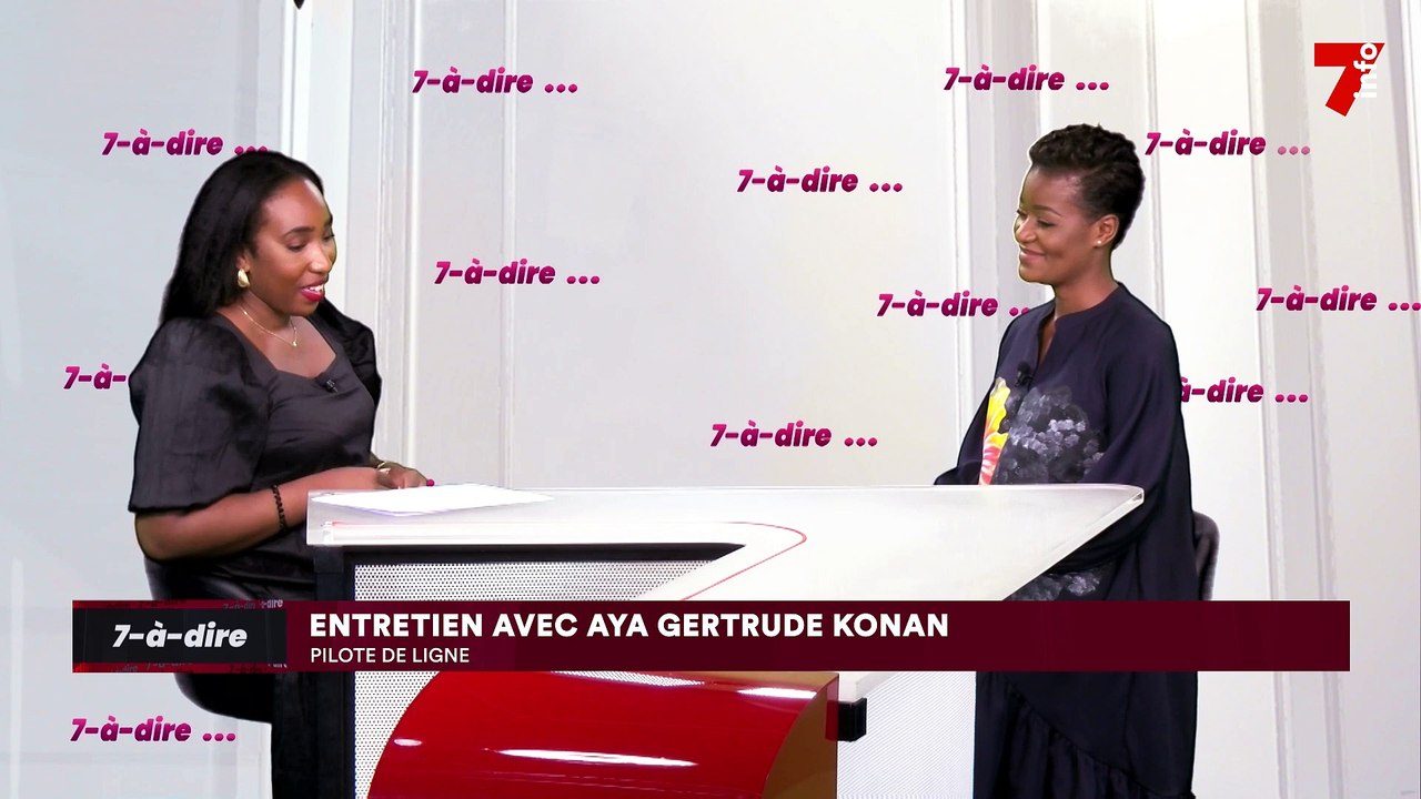 7-à-dire | Aya Gertrude Konan, pilote de ligne