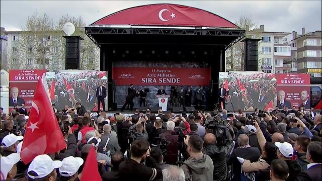 Devlet Bahçeli, Çankırı'da: 14 Mayıs'ta Türk Milleti, Azgın Fitneye Geçit Vermeyecektir. Hiçbir Şer Odağı Boş Hayale Kapılmasın