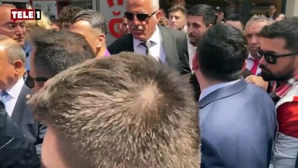 Muharrem İnce'ye "Hakkımı helal etmiyorum" diyen kadına küfürlü karşılık