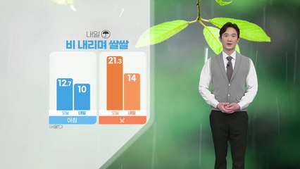 [날씨] 내일 전국에 봄비...오늘보다 쌀쌀한 날씨 / YTN