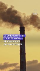 La pollution de l'air tue 1.200 mineurs chaque année en Europe