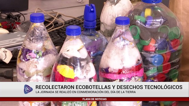 RECOLECTARON ECOBOTELLAS Y DESECHOS TECNOLÓGICOS