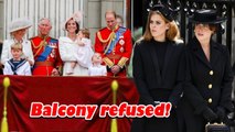 Princess Beatrice was rejected by the coronation balcony because Eugenie was close to the Sussexes