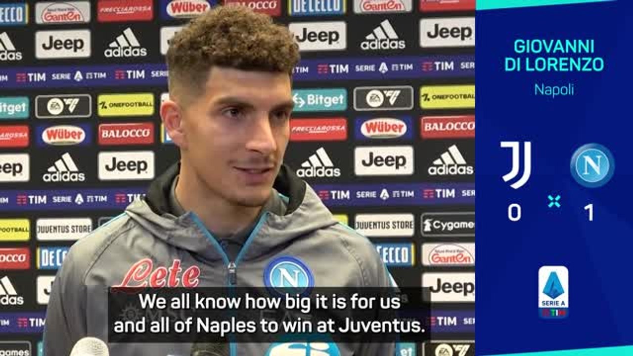 Di Lorenzo talks Napoli celebrations after last-gasp Juventus win