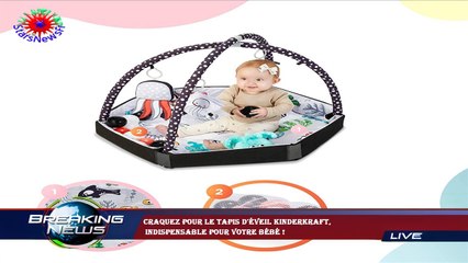 Craquez pour le tapis d'éveil Kinderkraft,  indispensable pour votre bébé !