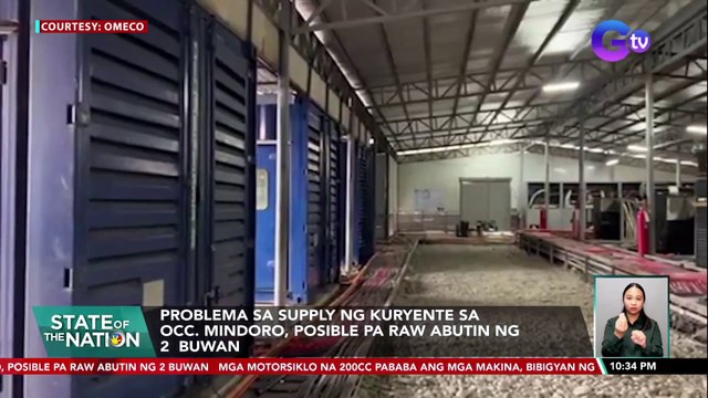 Problema sa supply ng kuryente sa Occ. Mindoro, posible pa raw abutin ng 2 buwan | SONA