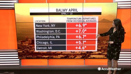 Spring chill to return to Great Lakes, Northeast