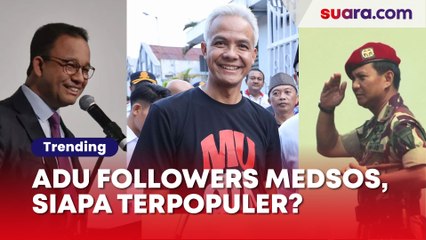 Adu Followers Anies vs Prabowo vs Ganjar di Medsos, Siapa Terpopuler?