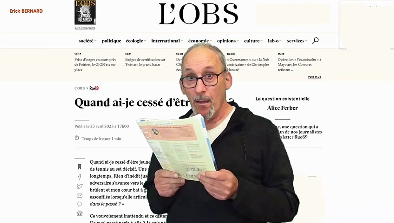 Un jour...t'es plus jeune !