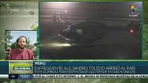Perú: Expresidente Alejandro Toledo arriba al país tras ser extraditado desde EE.UU.