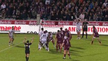 TOP 14 - Essai de Nicolas DEPOORTERE (UBB) - Union Bordeaux Bègles - LOU Rugby - Saison 2022-2023