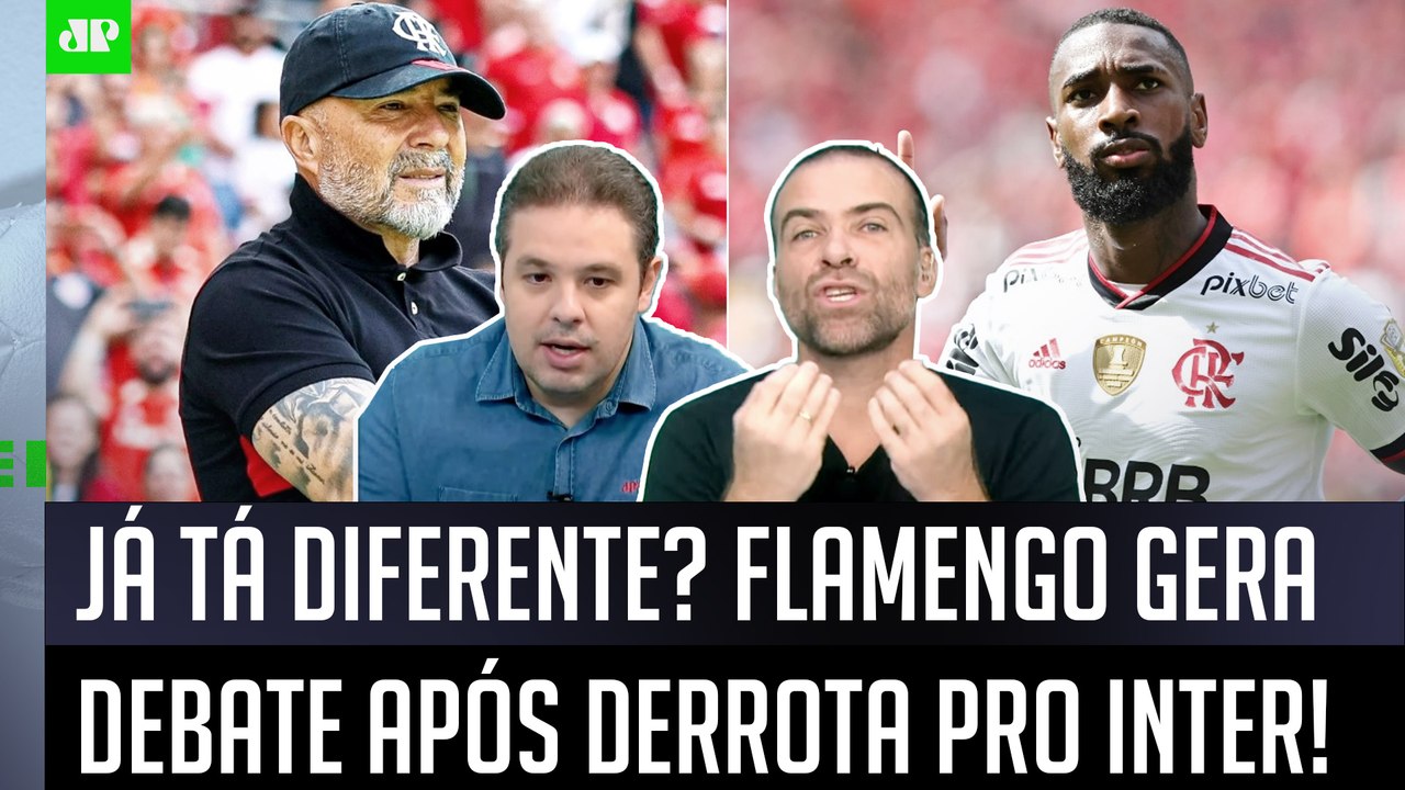 "Eu JÁ VEJO o Flamengo com OUTRA MENTALIDADE! E o Sampaoli pra mim..." VEJA DEBATE após DERROTA!